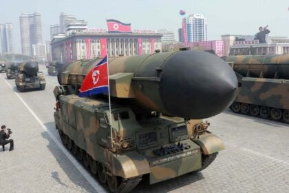 Korea Utara dalam menguji senjata baru